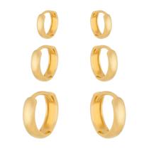 Trio Dourado de Argolinhas