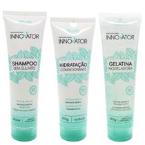 Trio Essence Shampoo 280ml + Mascara 250g + Gelatina Innovator