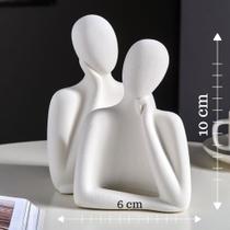 Trio Estatuetas de Família Gesso Abstrata Minimalista Casa e Decoração Escritórios cores:Pai e Mãe Trio Estatuetas de Família Gesso Abstrata Minimalista Casa e Decoração Escritórios cores:Pai e Mãe