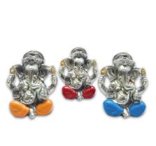 Trio Ganesha da Sorte Hindu Ganesh da Felicidade Color 5cm