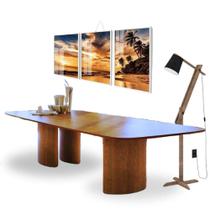 Trio Ipanema: Mesa De Jantar Retangular Em Freijó 180x100cm