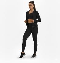 Trio Liso Legging Jaqueta Bomber Academia Fitness COR:Cinza2Tamanho:M Trio Liso Legging Jaqueta Bomber Academia Fitness COR:Cinza2Tamanho:M