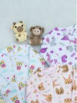 Trio Macacão Soft com Zíper da Gola à Perna Confortável Para Bebê Sortido Trio Macacão Soft com Zíper da Gola à Perna Confortável Para Bebê Sortido