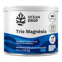 Trio Magnesio 3 Tipos de Magnésio Vegano (60 Capsulas) - Ocean Drop Trio Magnesio 3 Tipos de Magnésio Vegano (60 Capsulas) - Ocean Drop
