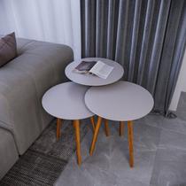 Trio Mesa de Canto 56cm X 45cm X 45cm