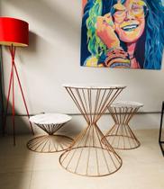 Trio mesas acinturadas