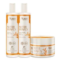 Trio Nutri Waves Shampoo, Condicionador e Máscara - Apice Cosméticos