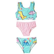 Trio Praia 1 Top e 2 Calcinhas Dina Love Proteção UV 50+ - Tip Top
