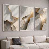 Trio Quadros com Moldura e Acrilico Cristal Vidro Relevo 3D Arte Kit 3 Quadros para Sala, Quarto ou Escritório Trio Quadros com Moldura e Acrilico Cristal Vidro Relevo 3D Arte Kit 3 Quadros para Sala, Quarto ou Escritório