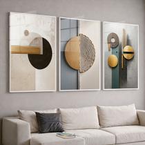 Trio Quadros com Moldura Geometrico 3D Abstrato Kit 3 Quadros para Sala, Quarto ou Escritório Trio Quadros com Moldura Geometrico 3D Abstrato Kit 3 Quadros para Sala, Quarto ou Escritório