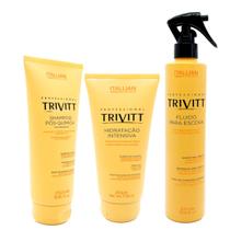 Trio Shampoo 250ml + Mascara 200g + Fluido Escova - Trivitt