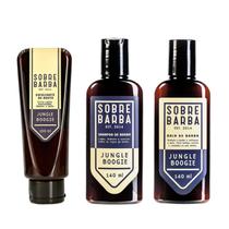Trio Sobrebarba - Esfoliante, Shampoo e Balm de Barba - Jungle Boogie