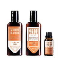 Trio Sobrebarba - Shampoo, Balm e Óleo de Barba - Light my Fire