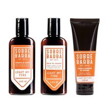 Trio Sobrebarba - Shampoo, Condicionador e Balm de Barba - Light my Fire Trio Sobrebarba - Shampoo, Condicionador e Balm de Barba - Light my Fire
