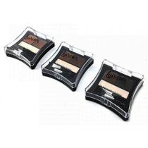 Trio Sombra Para Sobrancelha Perfeitas Luisance Maquiagem e 2 Pinceis Chanfrado e Escova