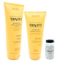 Trio Trivitt Shampoo 250ml Leave-in + 01 Hialurônico 10ml