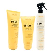 Trio Trivitt Shampoo 250ml Leave-in + O Segredo 300ml