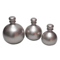 Trio Vasos Shalom em Cerâmica de Sala Decorativos - Silver Trio Vasos Shalom em Cerâmica de Sala Decorativos - Silver