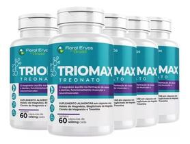 Triomax 5 x 60 Caps 300 capsulas Magné sio Treonato Malato Que lato Triomax 5 x 60 Caps 300 capsulas Magné sio Treonato Malato Que lato
