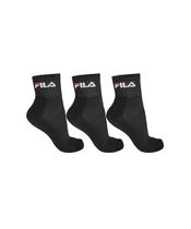 Tripack Fila Cano Médio Unisex Preto Tripack Fila Cano Médio Unisex Preto