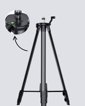 Tripé 1,2m Telescópico Profissional P/ Nível Laser Rosca 1/4