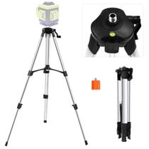 Tripé 1,50 Telescópico Profissional p/ Nível Laser Rosca 1/4