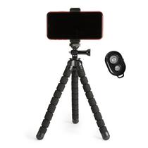 Tripé Amazon Basics portátil flexível com controle remoto sem fio Tripé Amazon Basics portátil flexível com controle remoto sem fio