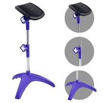 Tripé Apoio Suporte Pernas Pedicure com Regulagem Roxo Dompel