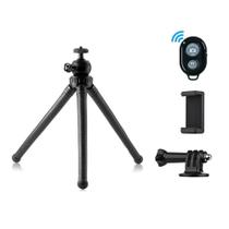 Tripé Articulado para Celular e Câmeras com Controle Disparador Bluetooth