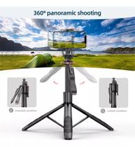 Tripé Bastão De Selfie Com Controle P/ Celular Câmera 157cm