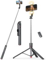 Tripé Bastão de Selfie Pnitri 170cm Controle Remoto Sem Fio Luz Tripé Bastão de Selfie Pnitri 170cm Controle Remoto Sem Fio Luz