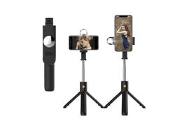 Tripé Bastão Selfie Renux RE-SPO-5137 Bluetooth, 70cm - preto