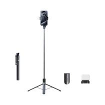 Tripé Bluetooth Ultra Longo De 1700mm Com Luz De Preenchimento, Suporte Portátil Para Telefone Para