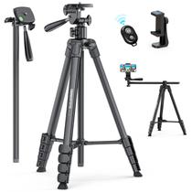 Tripé CAMBOFOTO 205C Tripé para telefone com controle remoto de 185 cm de altura máxima Tripé CAMBOFOTO 205C Tripé para telefone com controle remoto de 185 cm de altura máxima