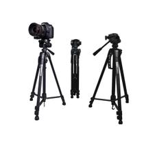 Tripé Câmera Fotográfica Profissional Cabeça Hidráulica Universal ZK-3540 Tripé Câmera Fotográfica Profissional Cabeça Hidráulica Universal ZK-3540