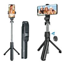 Tripé Celular Bastão Selfie Bluetooth IUNIT XT-02 Cor Preto