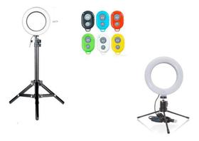 Tripe Celular Horizontal Ring Light Led Controle Bluetooth