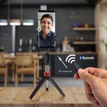 Tripé Celular Selfie Controle Bluetooth Bastão Pau Selfie Top - Online