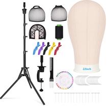 Tripé com suporte de peruca Beauty Star com cabeça de manequim de 63 polegadas de altura Tripé com suporte de peruca Beauty Star com cabeça de manequim de 63 polegadas de altura