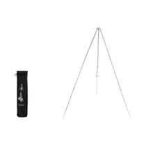 Tripé De Alumínio Para Camping, Suporte Para Panelas E Utensílios De Cozinha Ao Ar Livre, Grelha