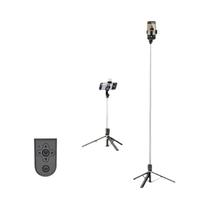 Tripé De Bastão De Selfie Bluetooth De 1,67M Com Luz De Preenchimento Para Smartphones Suporte Sem