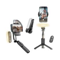 Tripé De Bastão De Selfie Bluetooth Sem Fio Com Estabilizador De Cardan Portátil Para Smartphones
