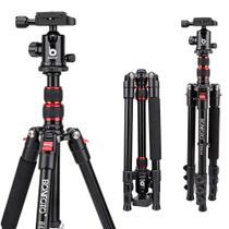 Tripé de câmera BONFOTO B690A para viagem em alumínio DSLR Tripé de câmera BONFOTO B690A para viagem em alumínio DSLR