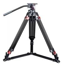 Tripé De Câmera Com Cabeça Hidráulica - Suporta Até 15Kg Tripé De Câmera Com Cabeça Hidráulica - Suporta Até 15Kg