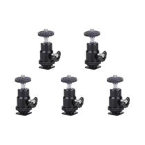 Tripé De Câmera LED Com Montagem Em Cabeça Esférica 14 Adaptadores De Sapata Quente Para Canon Nikon