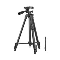 Tripé De Câmera Portátil De Alumínio De 60 Polegadas Com Controle Remoto E Bolsa De Viagem Para Tripé De Câmera Portátil De Alumínio De 60 Polegadas Com Controle Remoto E Bolsa De Viagem Para