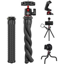 Tripé de câmera ULANZI Mini Flexível com suporte para telefone e sapato frio