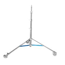 Tripé De Iluminação Aço Inox Fc-450 Com Rodinhas 4,5m Inox Tripé De Iluminação Aço Inox Fc-450 Com Rodinhas 4,5m Inox