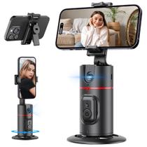 Tripé de Rastreamento Facial Automático Qirita para Vlog e TikTok - Preto