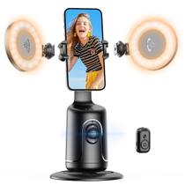 Tripé de Rastreamento Facial Automático SelfieShow com 2 Anéis de Luz Tripé de Rastreamento Facial Automático SelfieShow com 2 Anéis de Luz